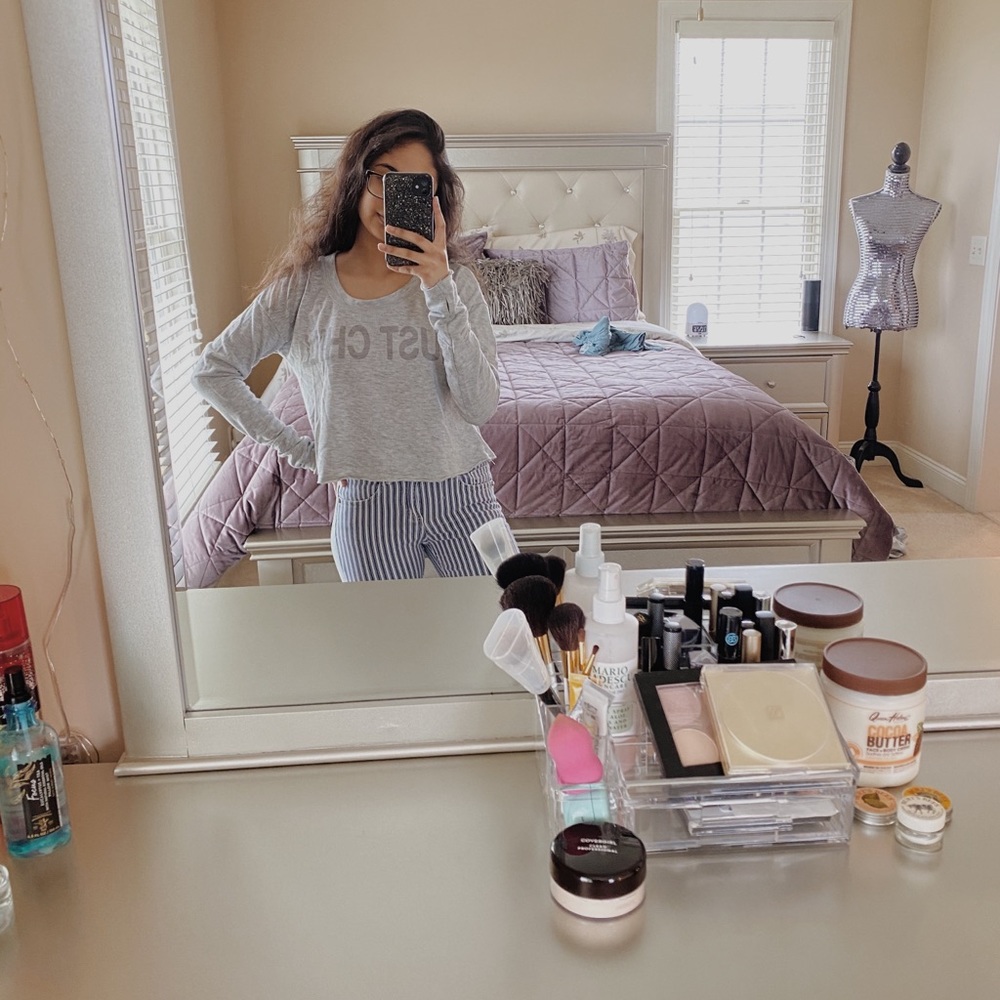 Just Chill Cropped Long Sleeve